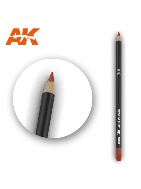 AK Interactive - Watercolor Pencil Medium Rust