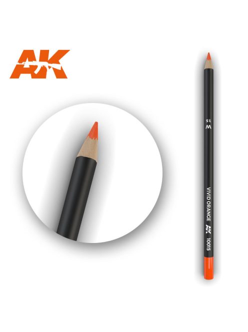 AK Interactive - Watercolor Pencil Vivid Orange