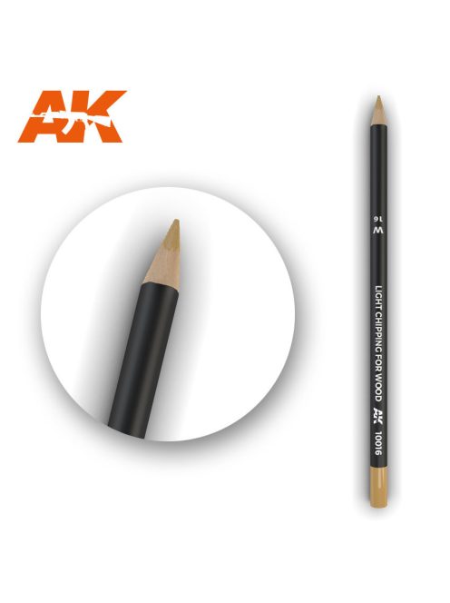AK Interactive - Watercolor Pencil Light Chipping For Wood