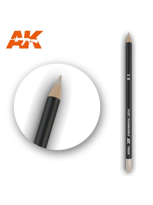AK Interactive - Watercolor Pencil Dust-Rainmarks