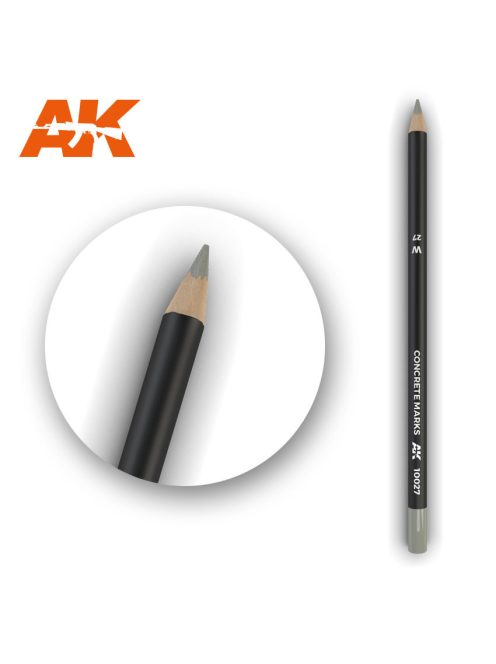 AK Interactive - Watercolor Pencil Concrete Marks