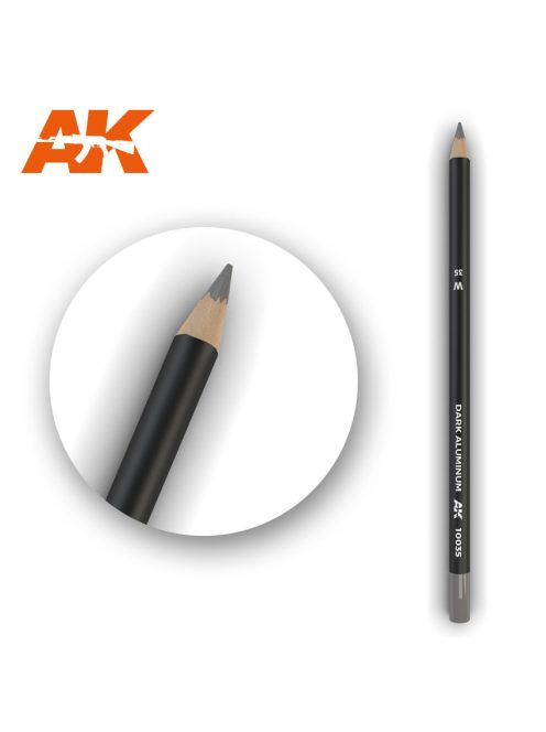 AK Interactive - Watercolor Pencil Dark Aluminum Nickel