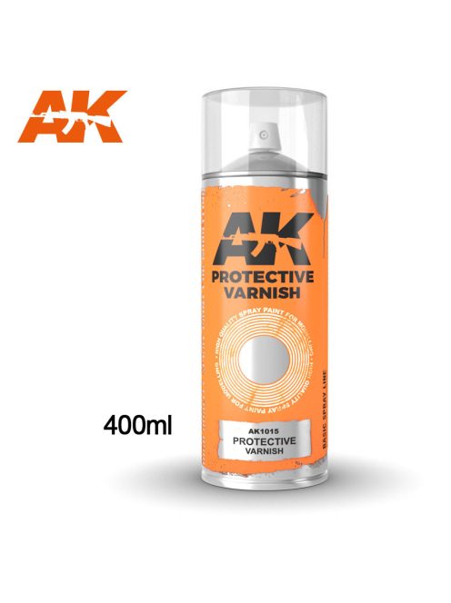 AK Interactive - Protective Varnish - Spray 400Ml (Includes 2 Nozzles)