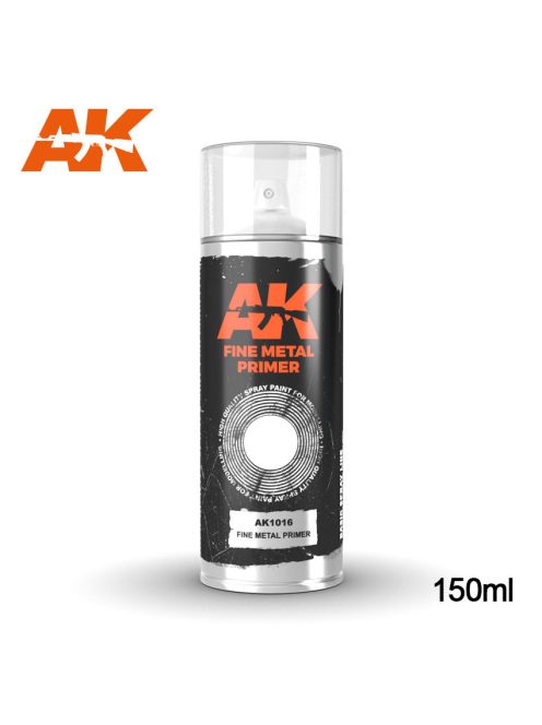 AK Interactive - Fine Metal Primer - Spray 150Ml