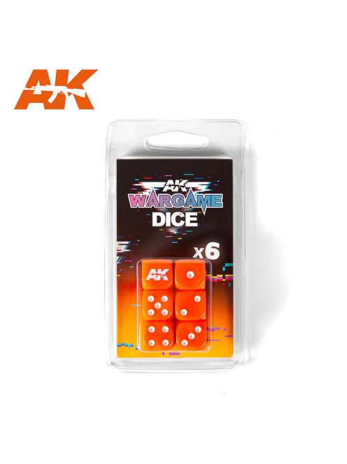 AK Interactive - Set 6 Dices (Orange)