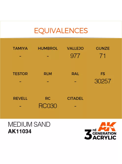 AK Interactive - Medium Sand 17ml