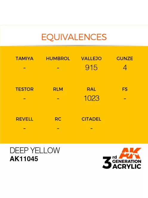 AK Interactive - Deep Yellow 17ml