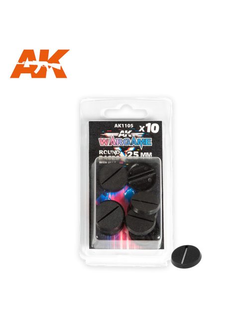 AK Interactive - Round Base With Lip 25Mm