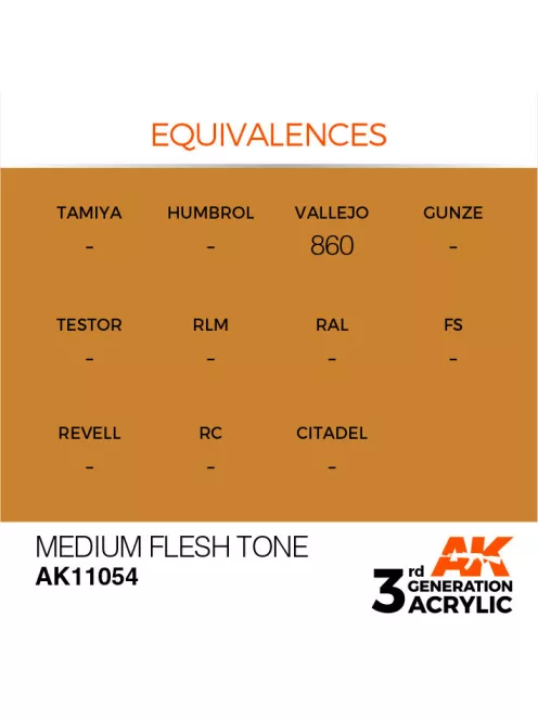 AK Interactive - Medium Flesh Tone 17ml