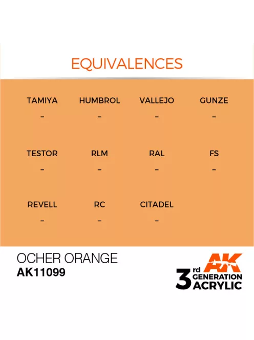 AK Interactive - Ocher Orange 17ml