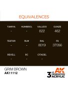 AK Interactive - Grim Brown 17ml
