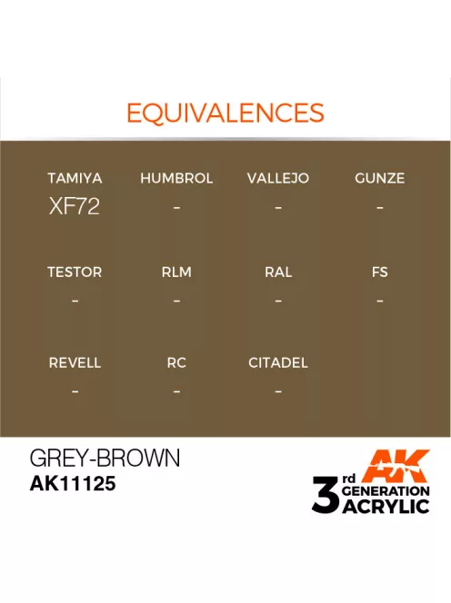 AK Interactive - Grey-Brown 17ml