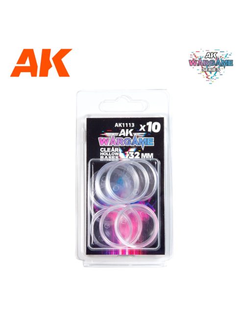 AK Interactive - Clear Hollow Base 32Mm - 10
