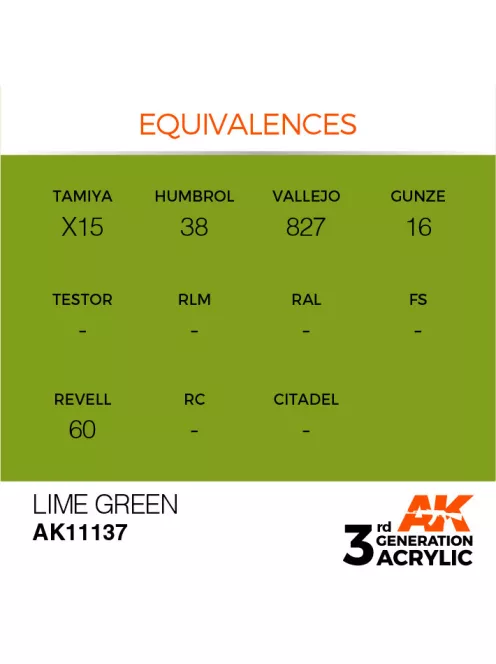 AK Interactive - Lime Green 17ml