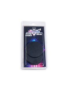 AK Interactive - ROUND BASES 60mm Ø x 4 units