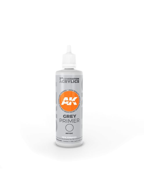 AK Interactive - Grey Primer 100 ml 3rd Generation