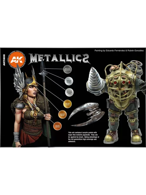 Ak Interactive - Metallics Set