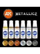 Ak Interactive - Metallics Set