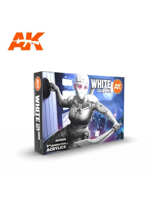 Ak Interactive - White Colors Set