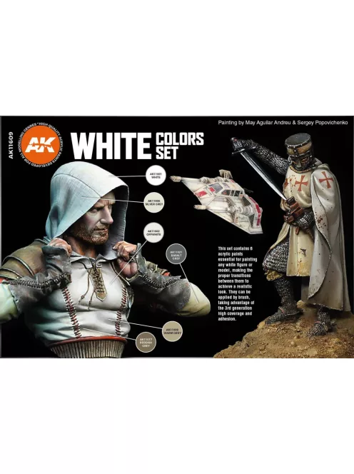 Ak Interactive - White Colors Set