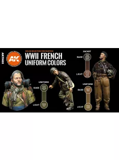 AK Interactive - French Uniform Colors 3G