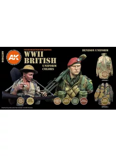 AK Interactive - Wwii British Uniform Colors 3G
