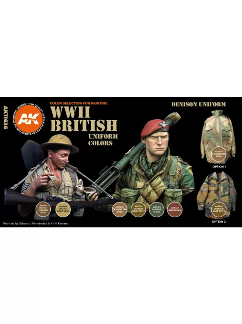AK Interactive - Wwii British Uniform Colors 3G