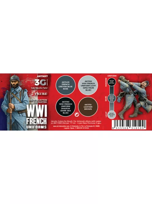 AK Interactive - Wwi French Uniforms 3G