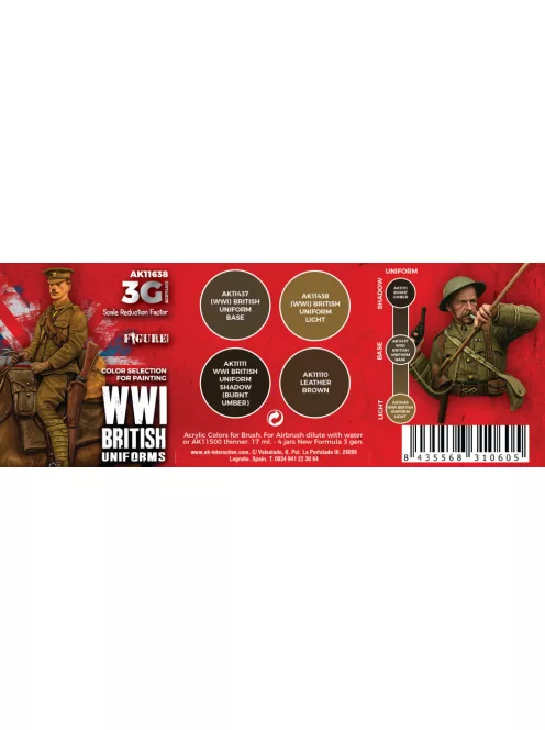 AK Interactive - Wwi British Uniforms 3G