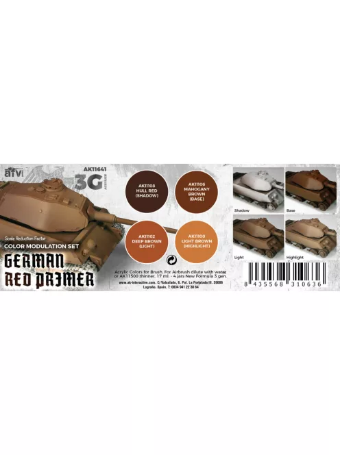 AK Interactive - Modulation German Red Primer  3G