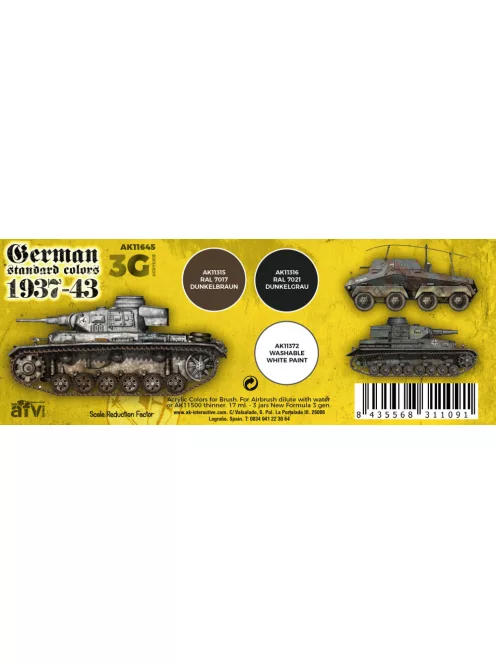 AK Interactive - German Standard 37-44 Combo 3G