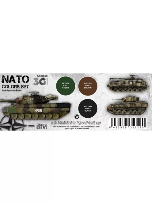 AK Interactive - Nato Colors 3G