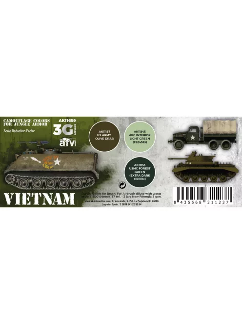 AK Interactive - Vietnam Colors 3G