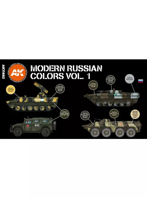 AK Interactive - Modern Russian Colours Vol 1 3G