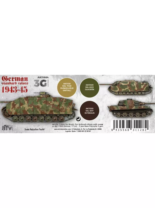 AK Interactive - German Standard 44-45 Combo 3G
