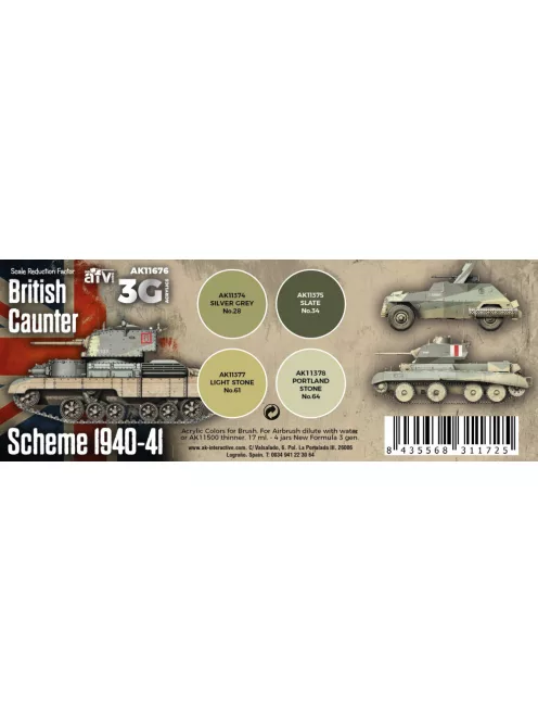 AK Interactive - British Caunter Scheme 1940-1941
