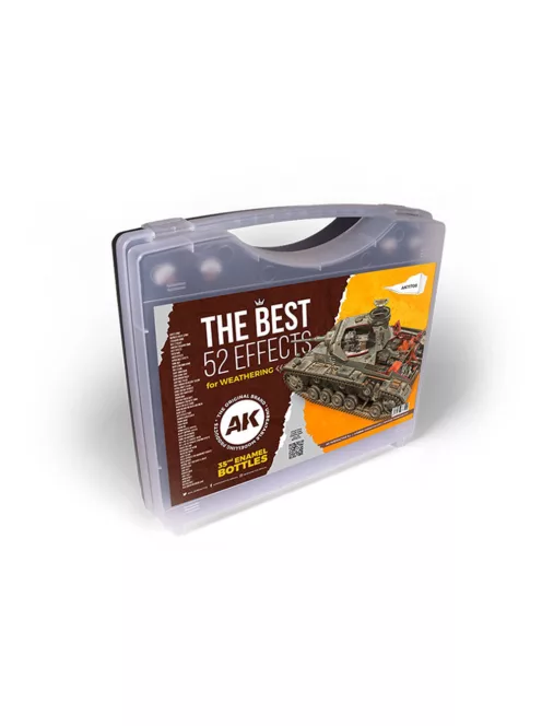 AK Interactive - 3G PLASTIC BRIEFCASE 52 ENAMELS COLORS