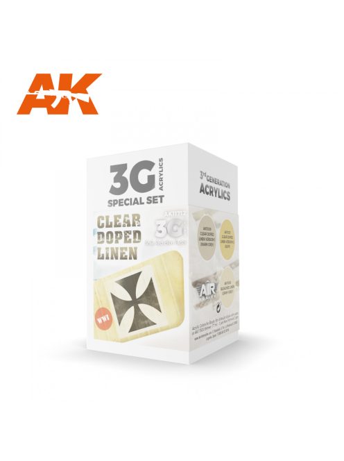 AK Interactive - Clear Doped Linen SET 3G