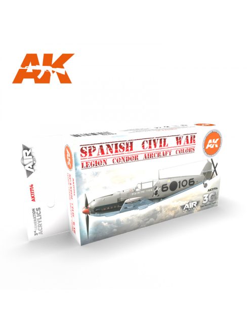 AK Interactive - Spanish Civil War. Legion Condor Aircraft  SET 3G