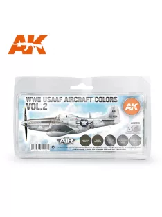 AK Interactive - WWII USAAF Aircraft Colors Vol.2 SET 3G