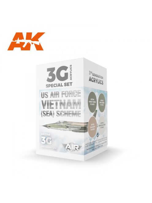 AK Interactive - US Air Force South East Asia (SEA) Scheme SET 3G