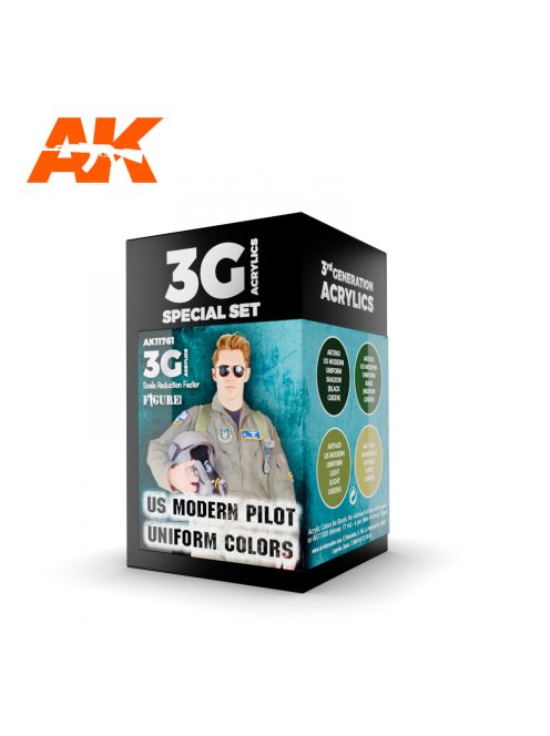 AK Interactive - US MODERN PILOT UNIFORM COLORS 3G