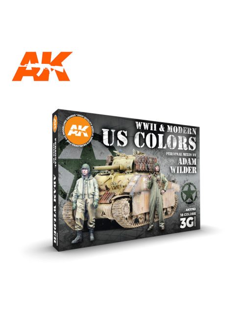 AK Interactive - Adam Wilder Signature Set 18 Colors