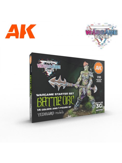 AK-Interactive  - Wargame Starter Set Battle Orc 14 Colors