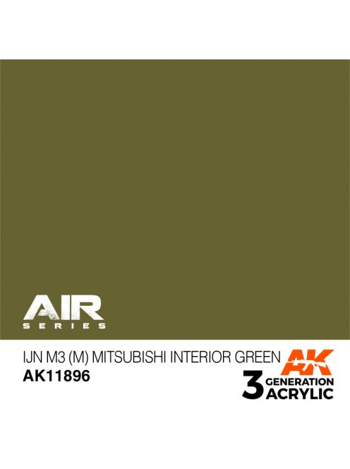 AK Interactive - IJN M3 (M) Mitsubishi Interior Green