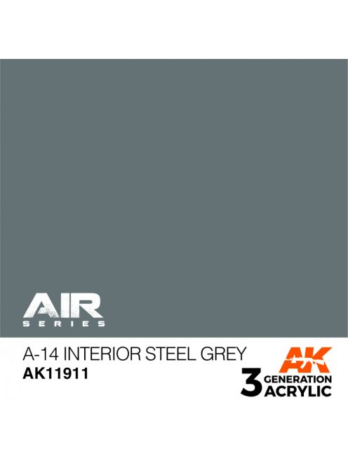 AK Interactive - A-14 Interior Steel Grey