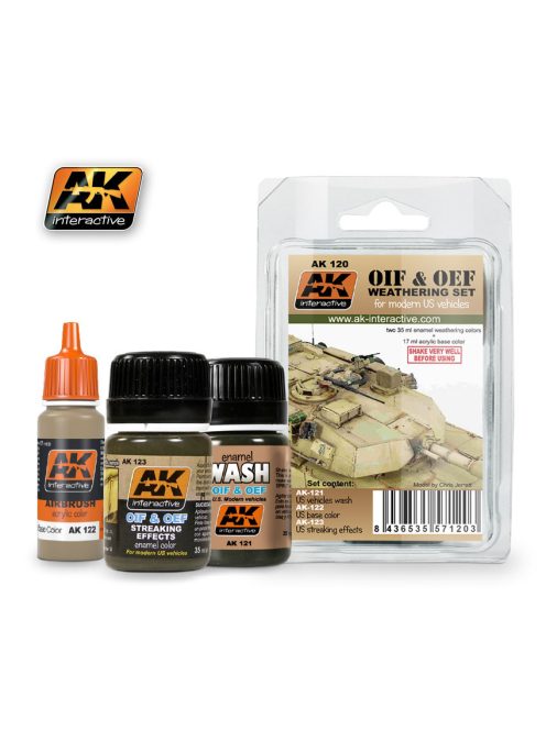 AK Interactive - Oif & Oef - Us Vehicles Weathering Set