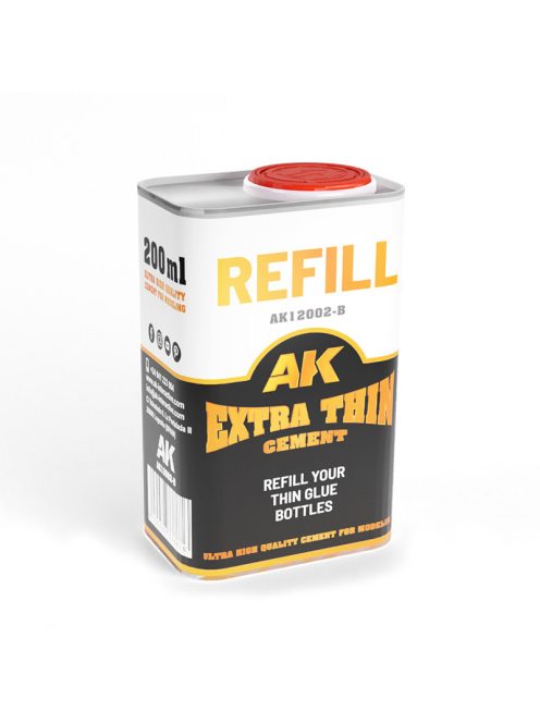 AK-Interactive - 200 Ml. Refillextra Thin Cement