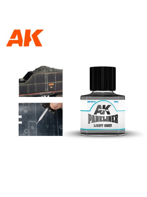 AK Interactive - Light Grey Paneliner