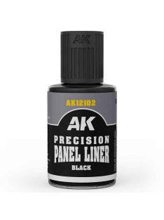   AK Interactive - AK12102 Precision Paneliner: Black (30ml), enamel